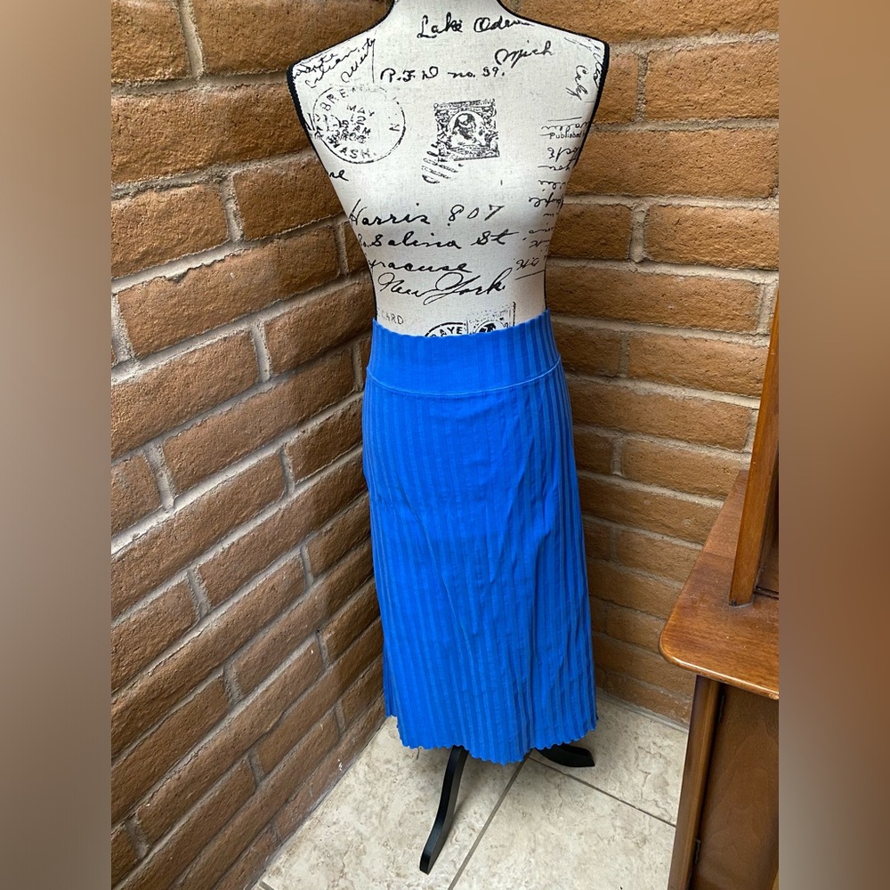 NWT Aerie Offline Blue Midi Skirt